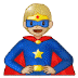 🦸🏼 superhero: medium-light skin tone display on Samsung